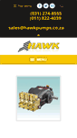 Mobile Screenshot of hawkpumps.co.za