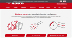 Desktop Screenshot of hawkpumps.com